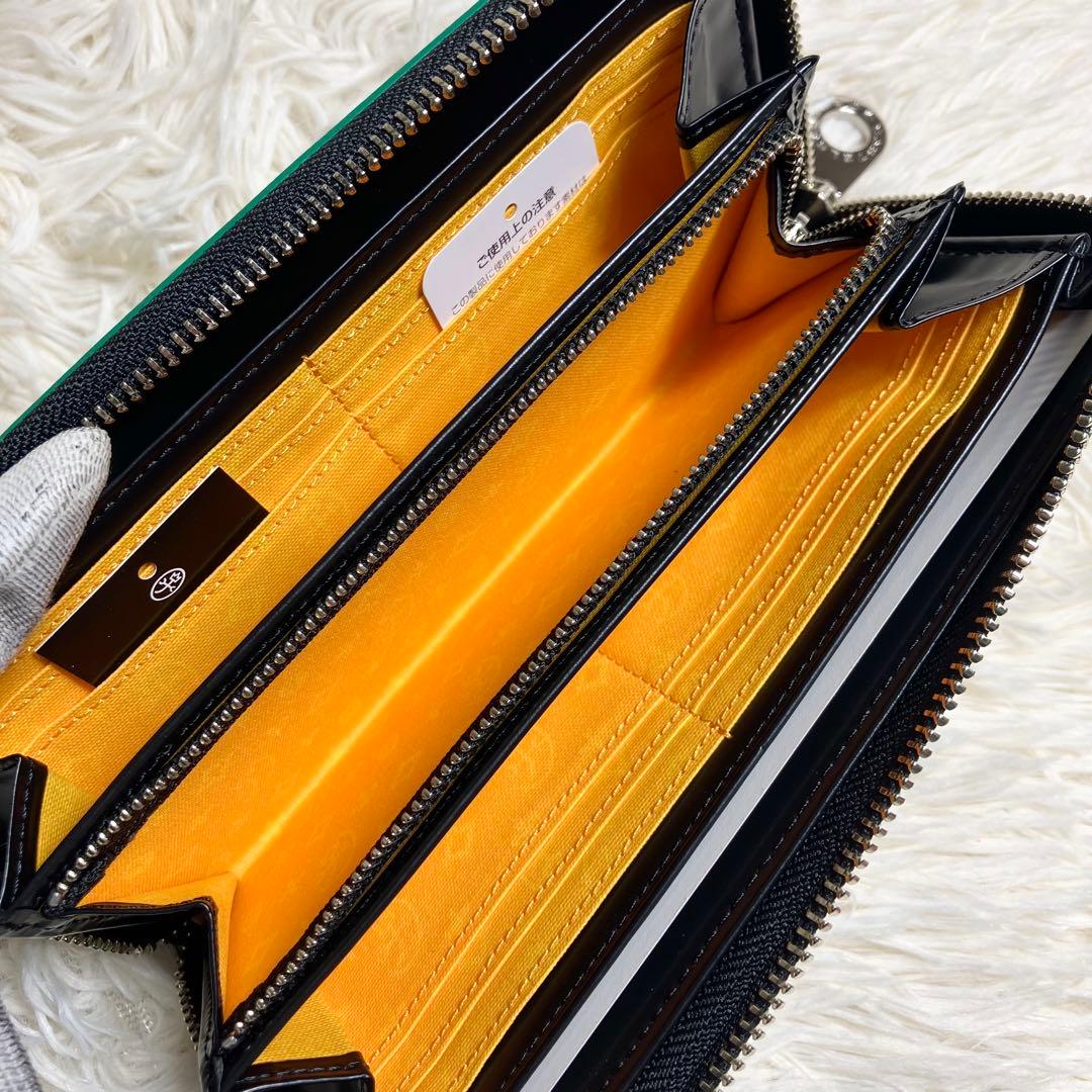 【未使用】 カステルバジャック ラウンドジップ ロングウォレット デカロゴ