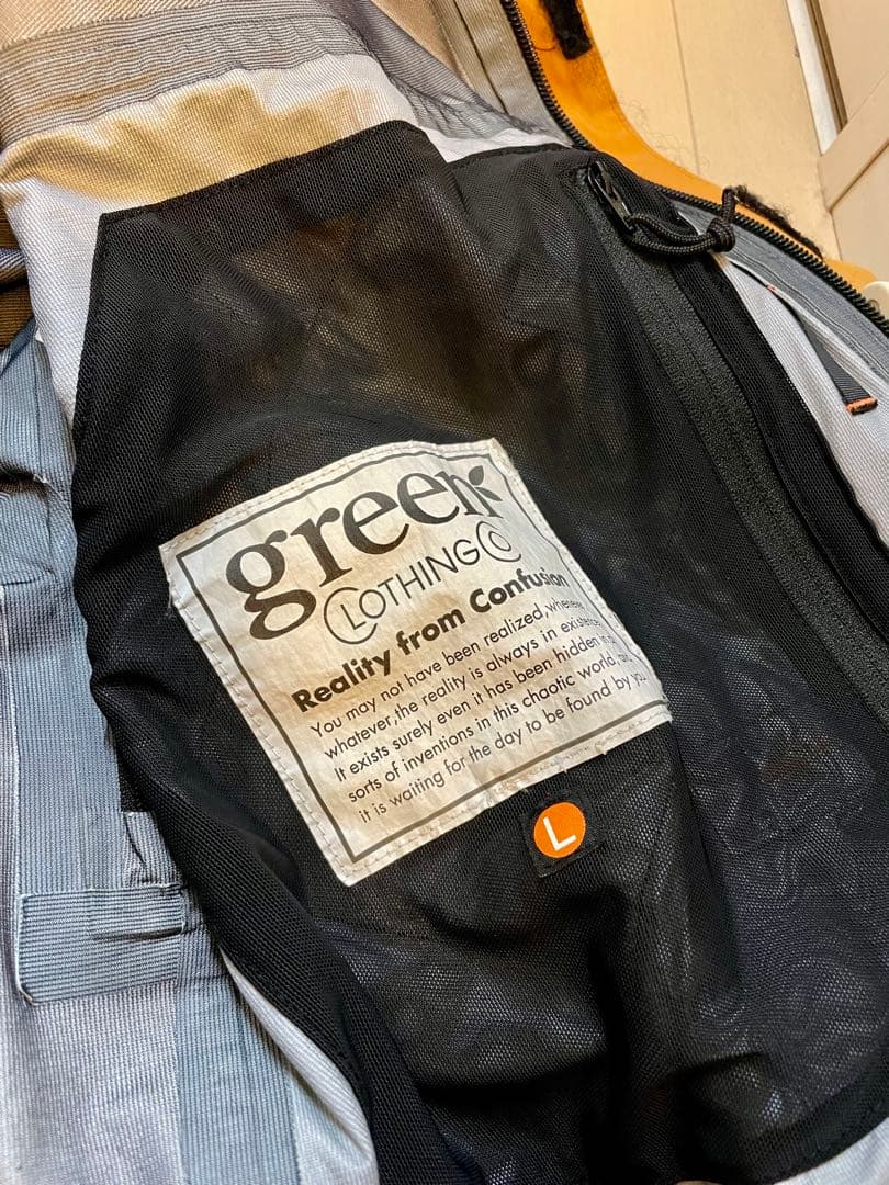 グリーンクロージング　19-20 ヘビージャケット　マンゴー　Lサイズ