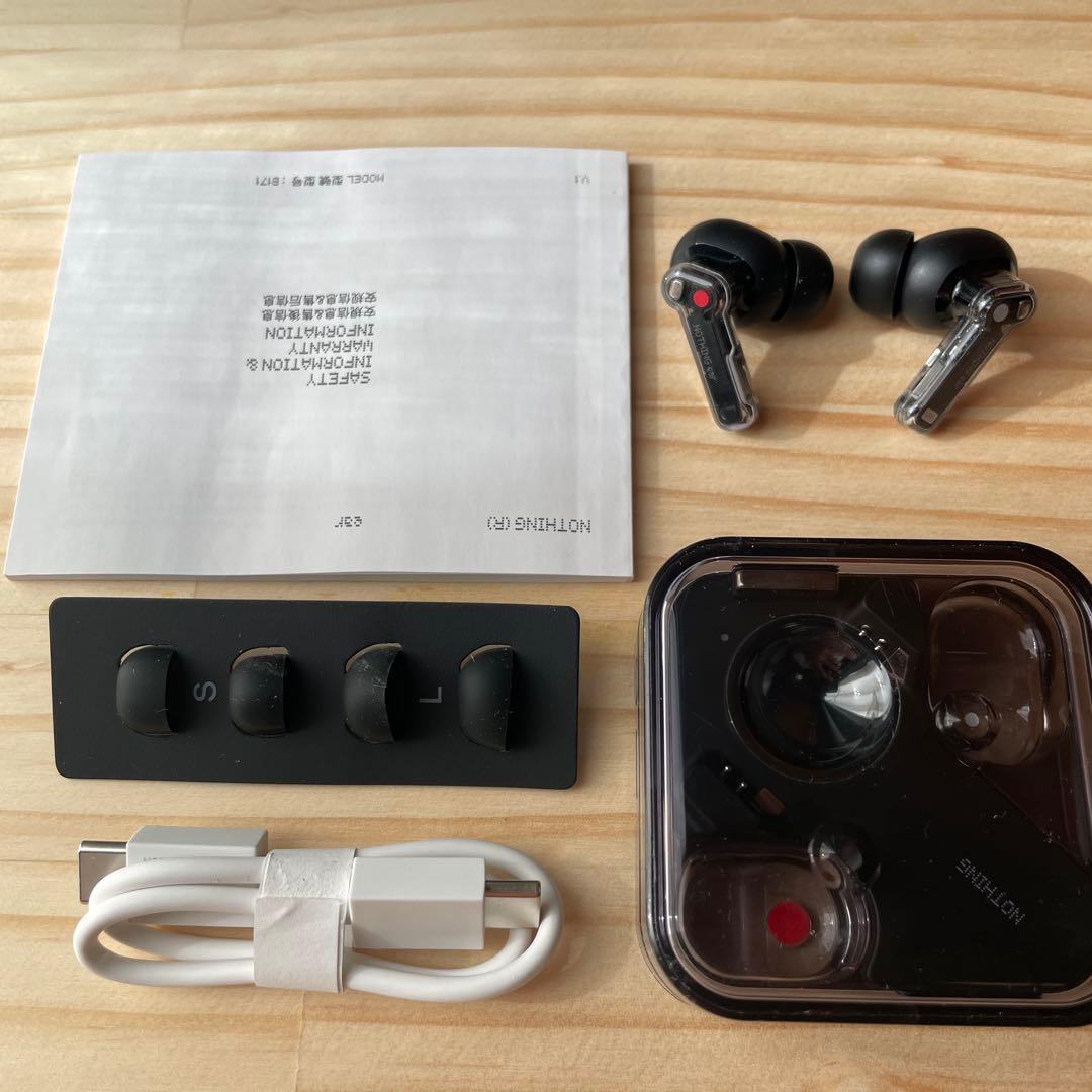 Nothing Ear 第三世代 ブラック ワイヤレスイヤホン