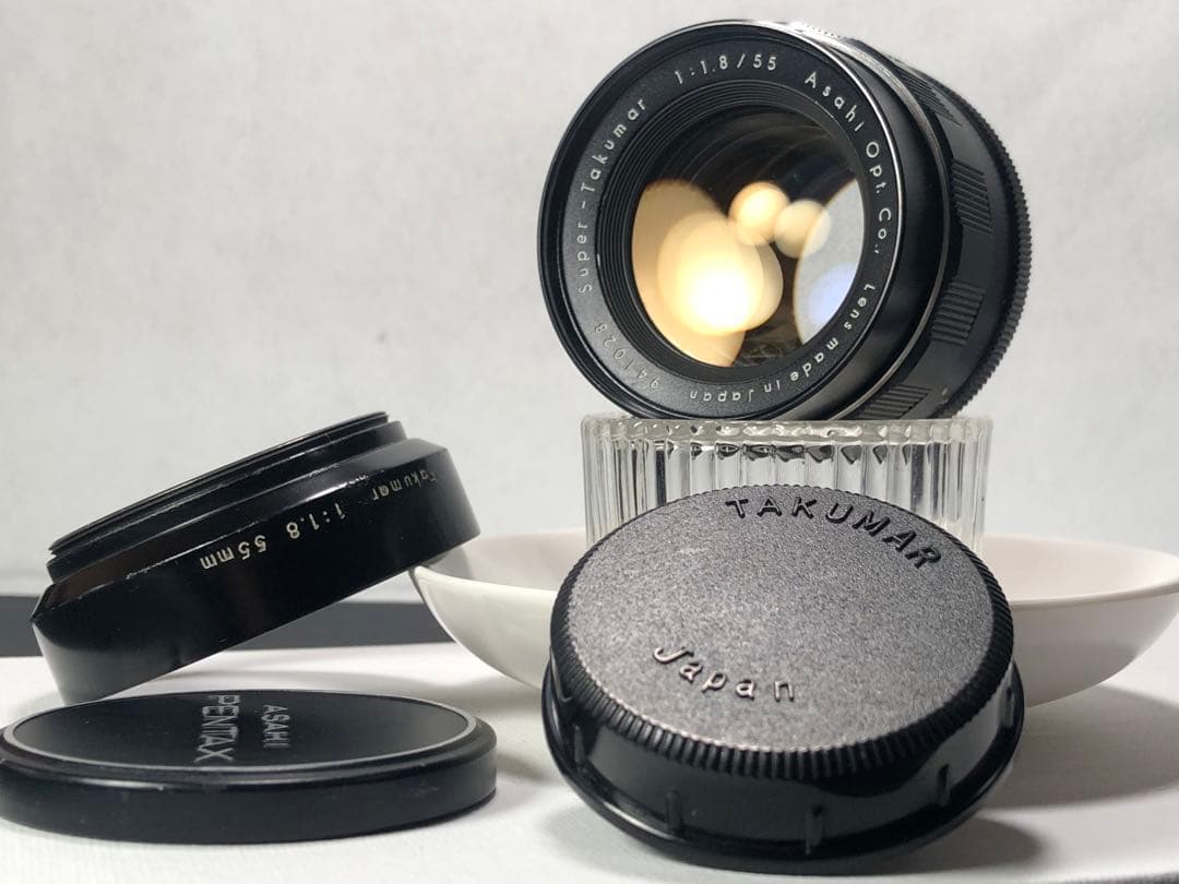 フード付　前期型　super takumar 55mm f1.8 m42