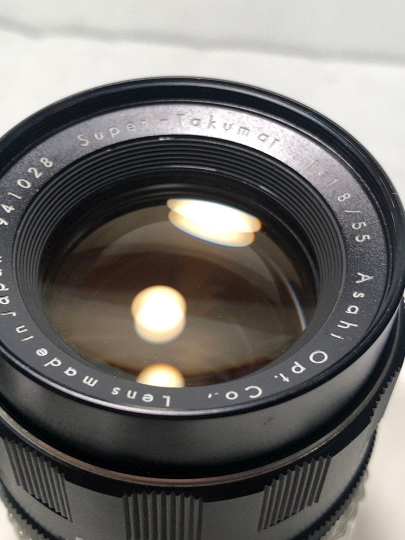 フード付　前期型　super takumar 55mm f1.8 m42