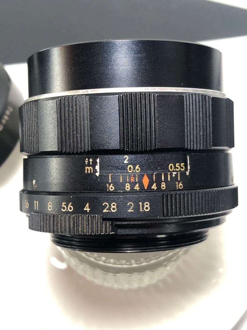 フード付　前期型　super takumar 55mm f1.8 m42