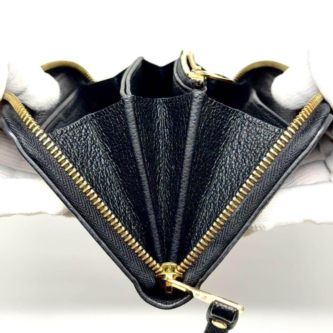 ルイヴィトン ジッピーウォレット アンプラント ノワール ブラック