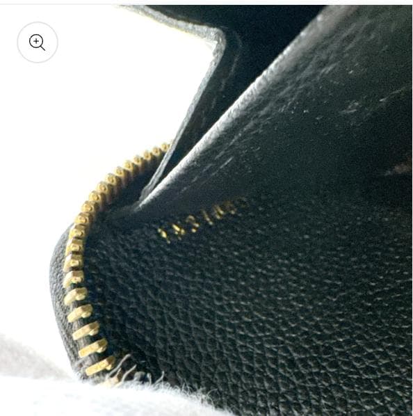 ルイヴィトン ジッピーウォレット アンプラント ノワール ブラック