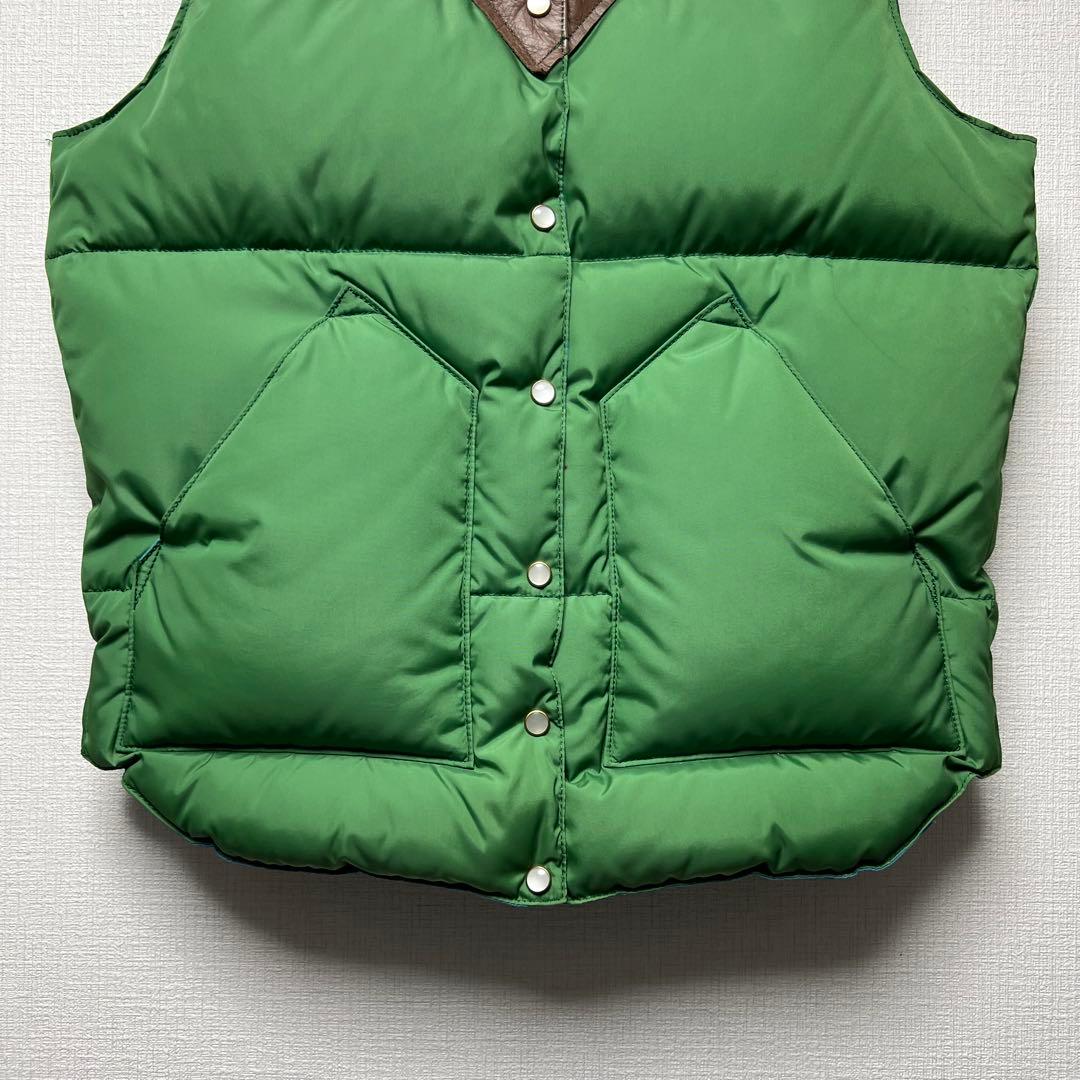 【訳あり格安】ロッキーマウンテン ダウンベスト レザー ジャケット アメカジ