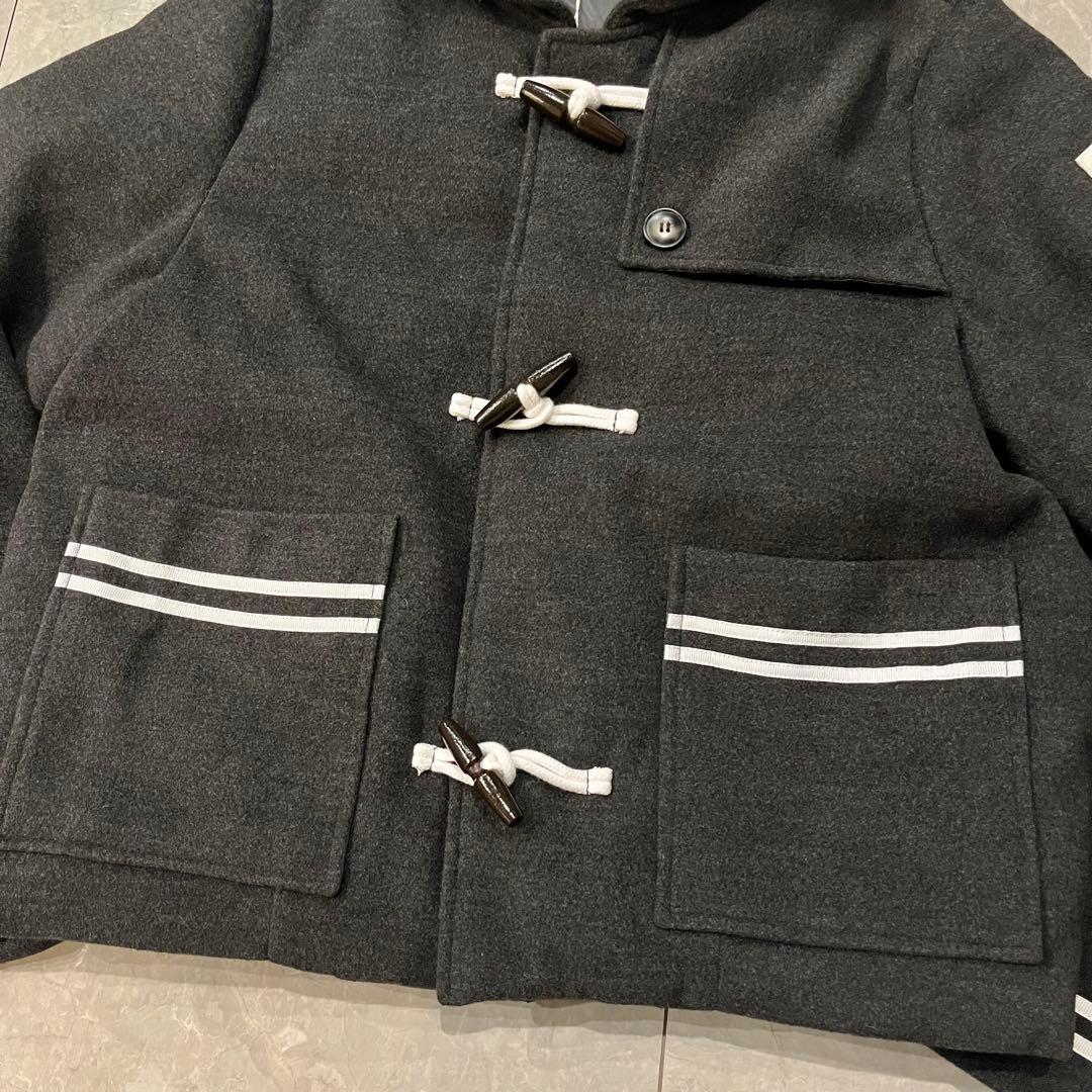 【新品未使用】Bibiy. セーラー襟ジャケット　ダウンショートコート　グレー