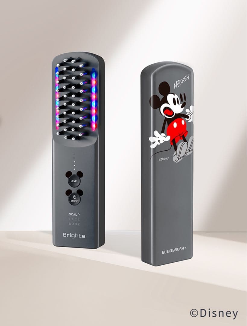 美品！ブライトエレキブラシプラス/ELEKI BRUSH＋ミッキーマウスデザイン