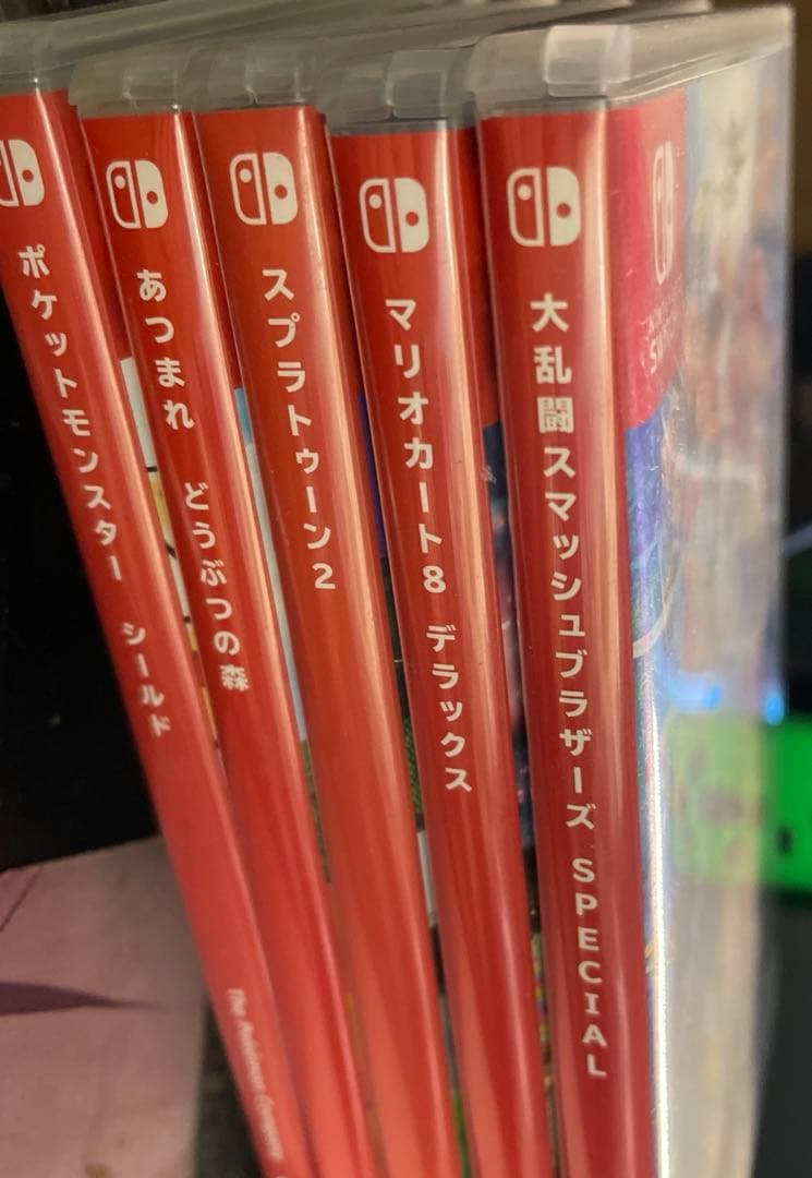 Nintendo Switch スプラ2セット Proコン、ケース、ゲーム5本