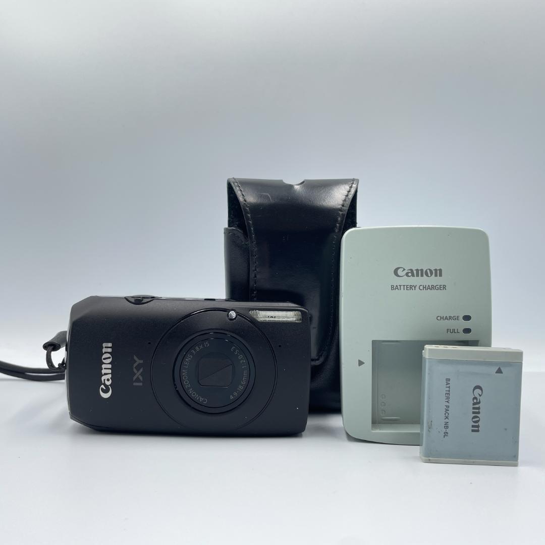 【動作品・転送特典無料あり】Canon IXY 30S BLACK