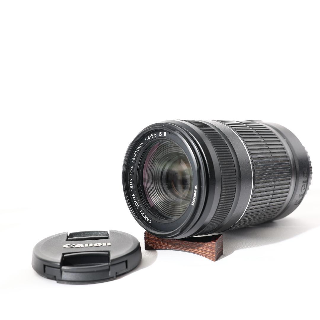 【良品】canon EF-S 55-250mm IS Ⅱ 望遠レンズ ①