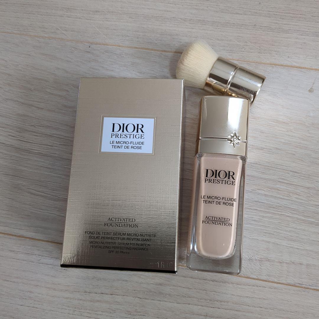 数回使用　ディオール　プレステージ　マイクロ　フルイド　タン　0.5N