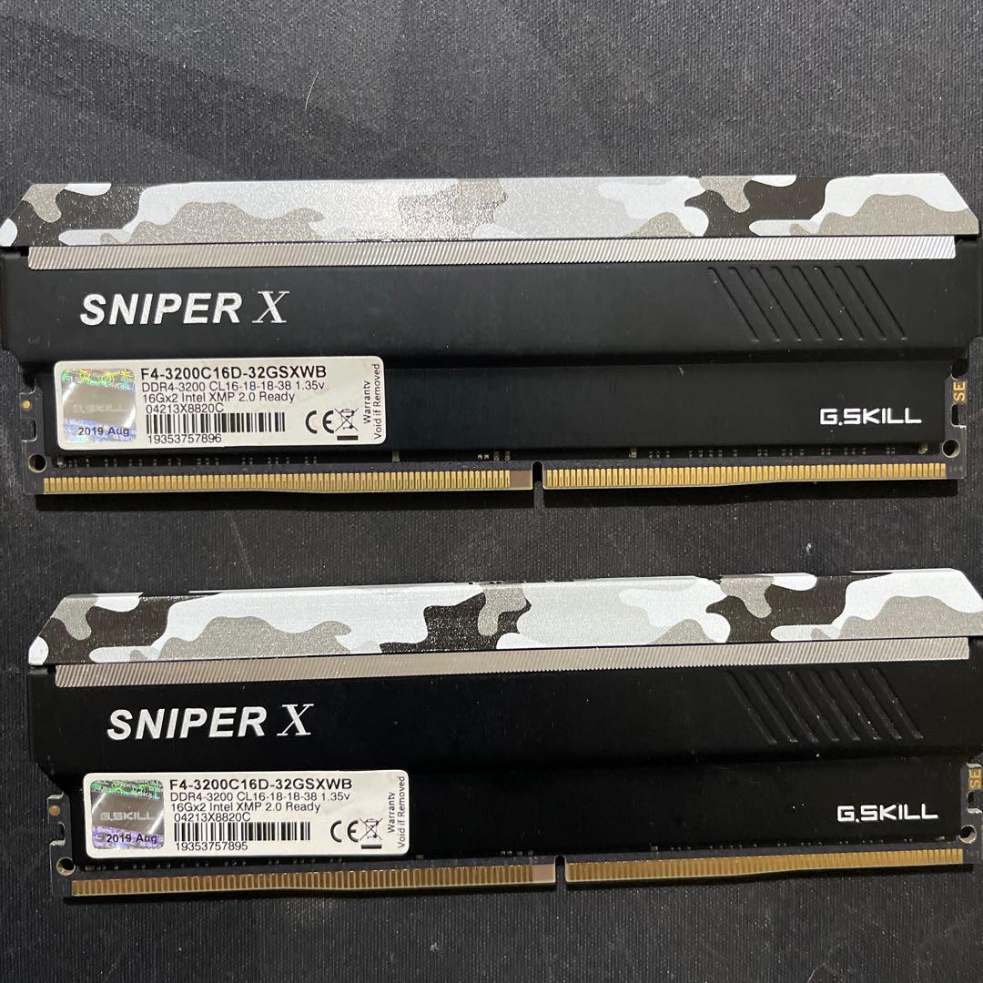 メモリー G.SKILL SNIPER X DDR4 32GB 4200MHz