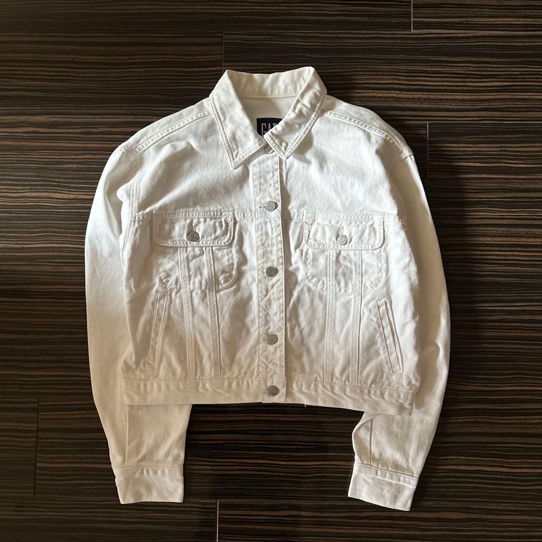 ジャケット・アウター OLD GAP WHITE DENIM JACKET