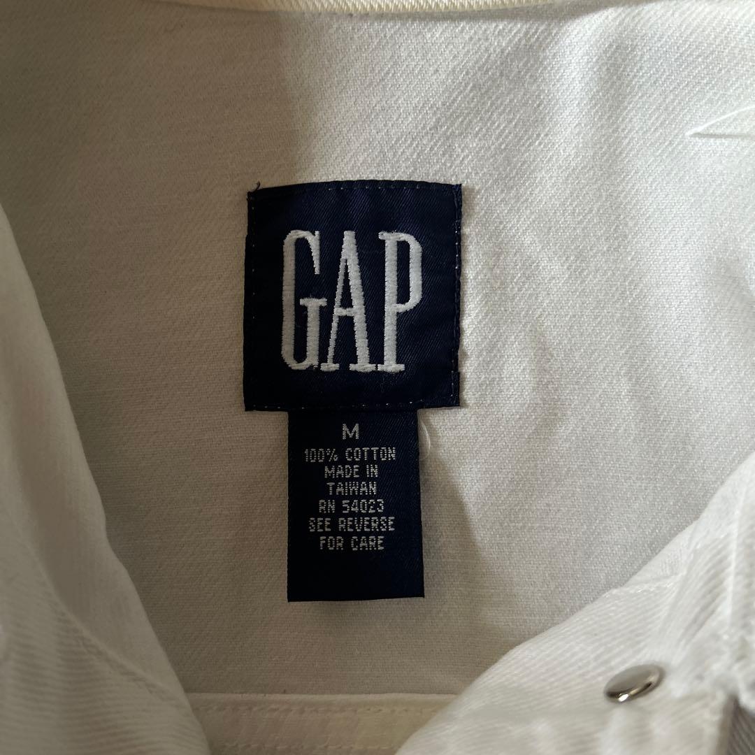 ジャケット・アウター OLD GAP WHITE DENIM JACKET