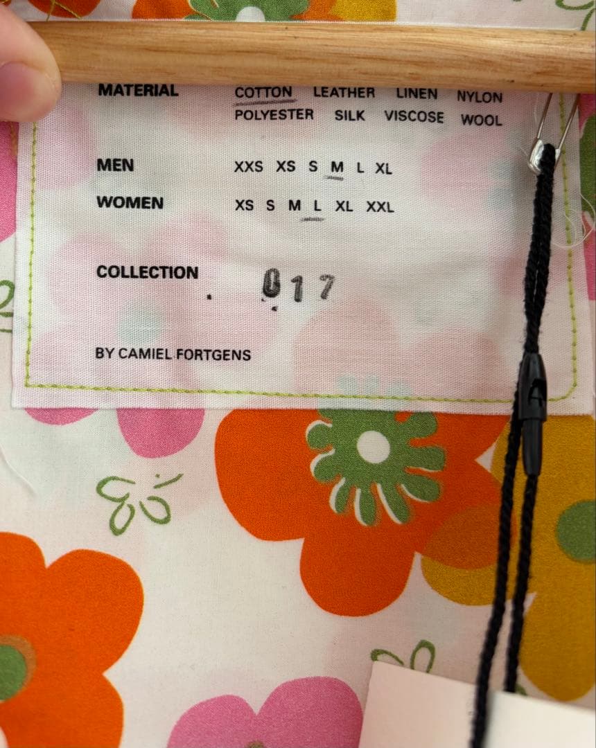 CAMIEL FORTGENS B.V. 花柄 長袖シャツ