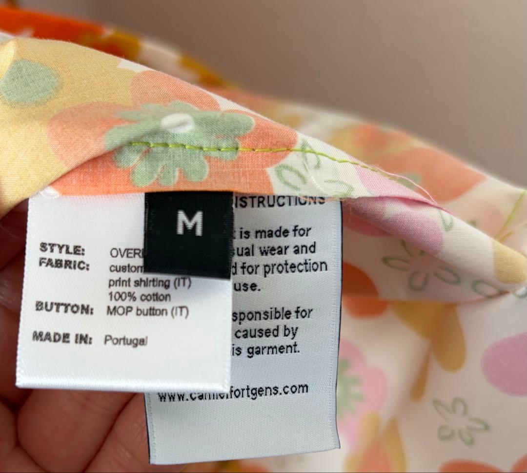 CAMIEL FORTGENS B.V. 花柄 長袖シャツ