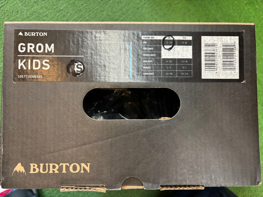 Burton Grom Kids スノーボードビンディング