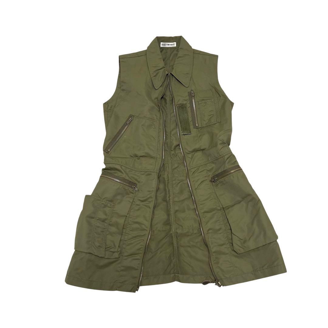 ジャケット・アウター 2004SS Issey Miyake cargo nonsleeve coat