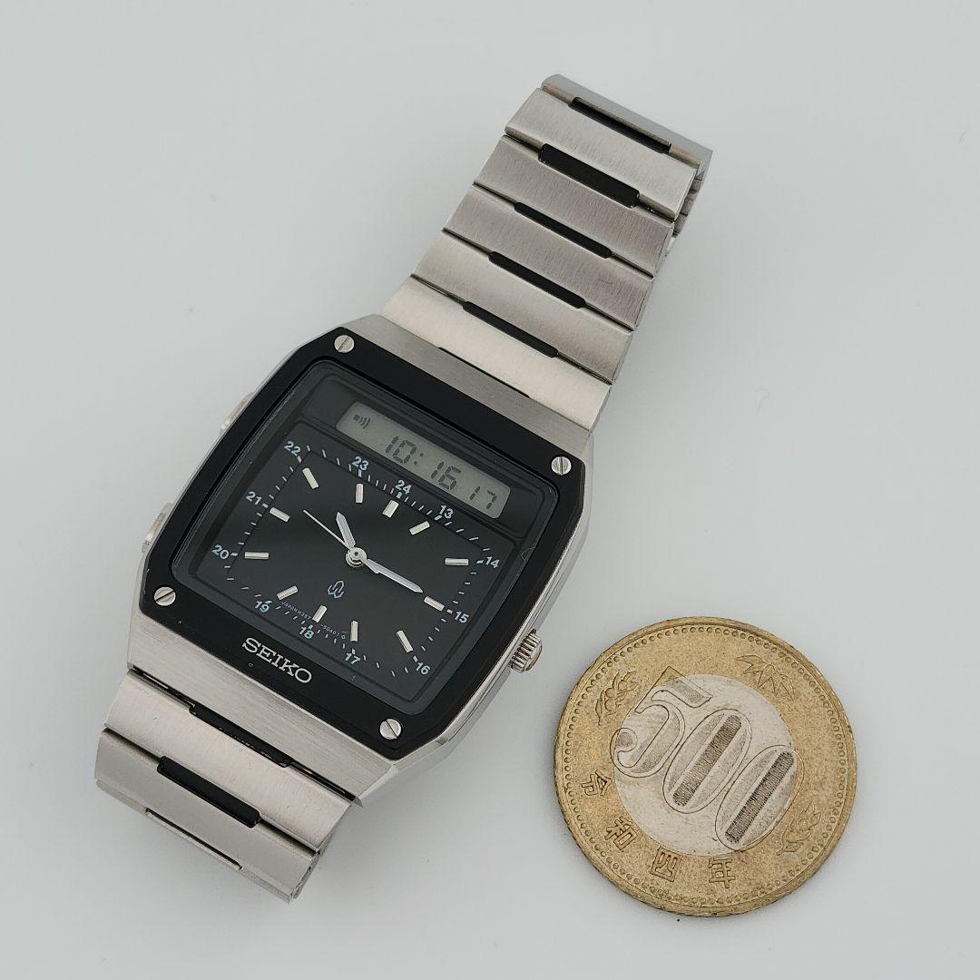 [レア] SEIKO ハイブリッド H357-5010 アナデジ腕時計