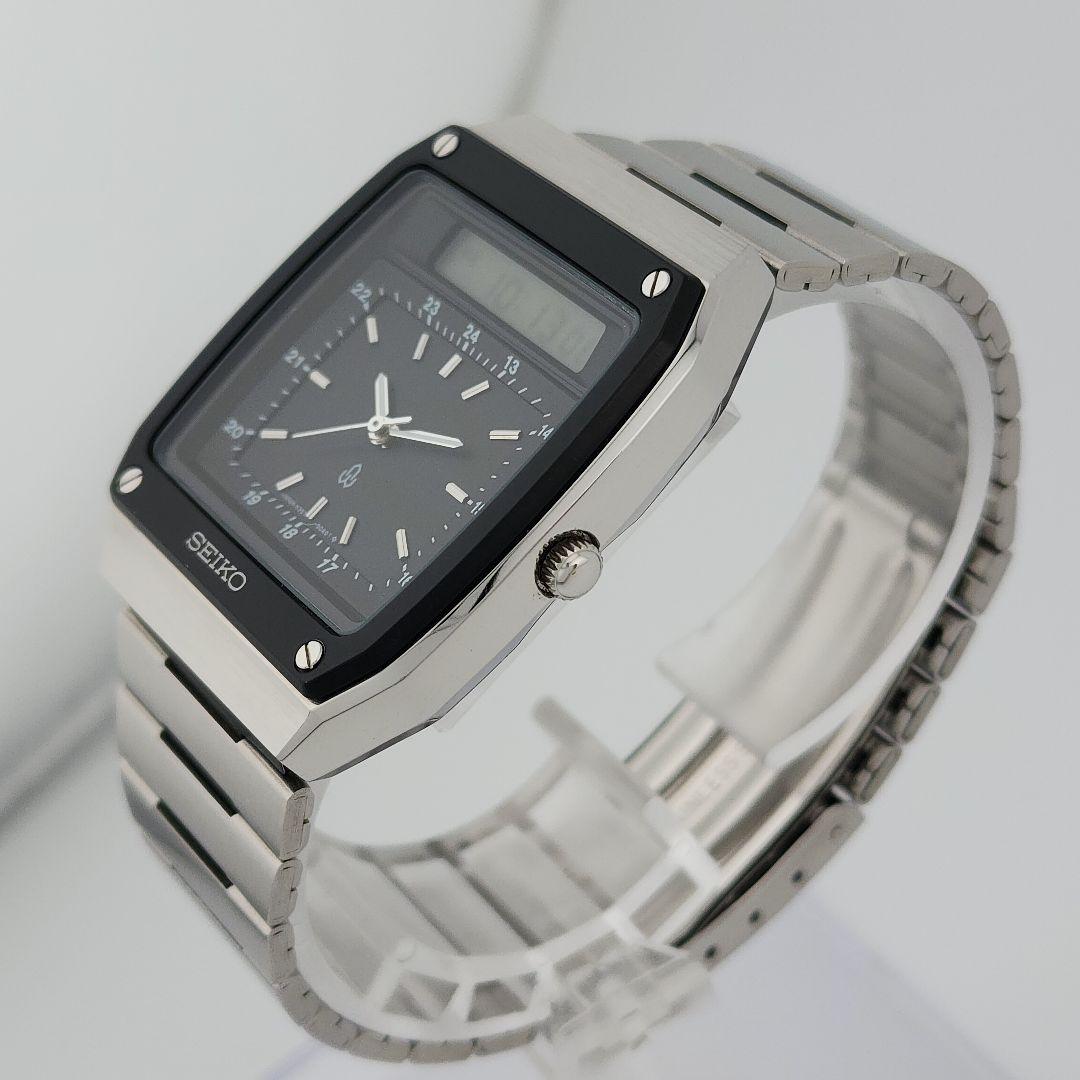 [レア] SEIKO ハイブリッド H357-5010 アナデジ腕時計