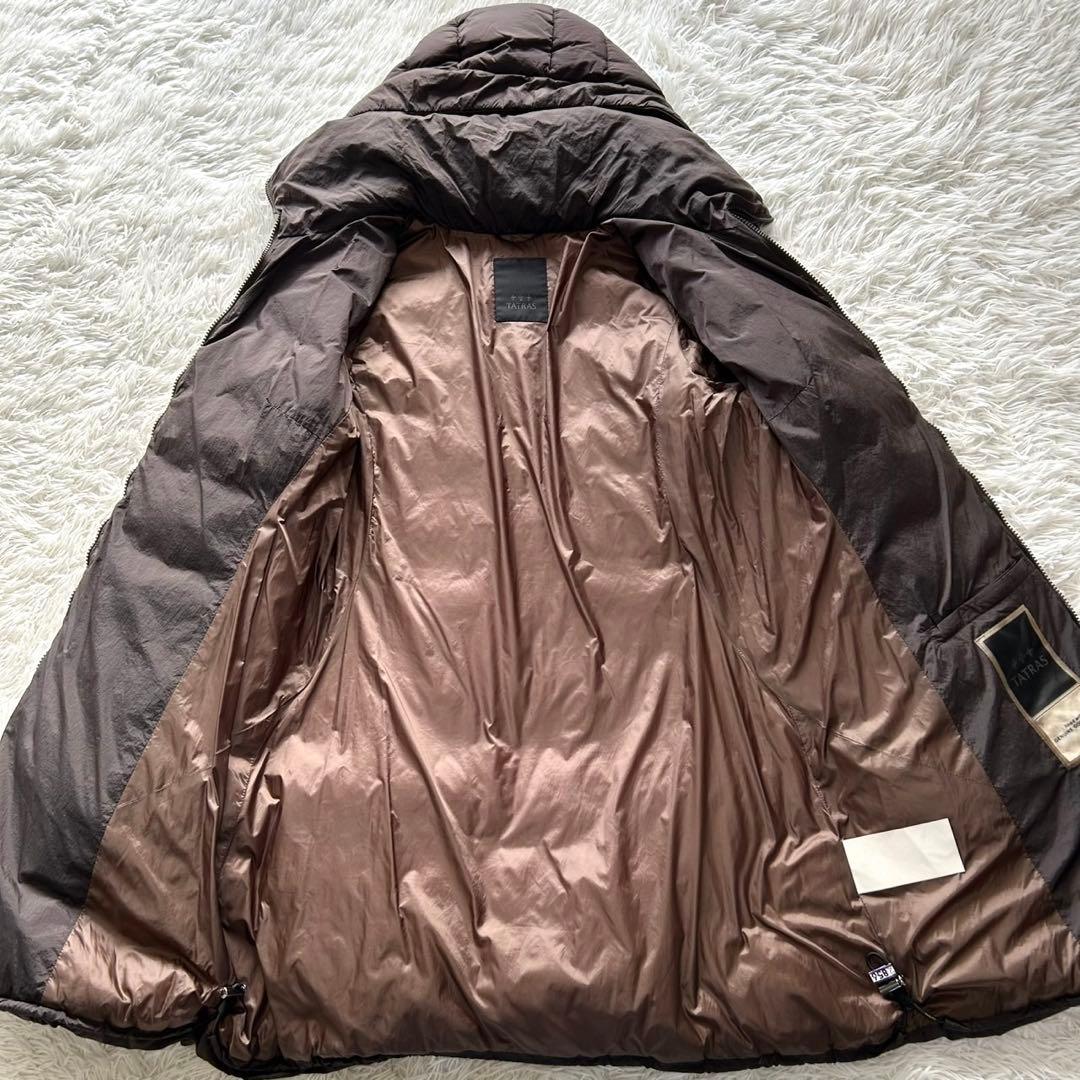 【極美品 希少XL】TATRAS タトラス　ダウンコート　ポリテアマ　ブラウン
