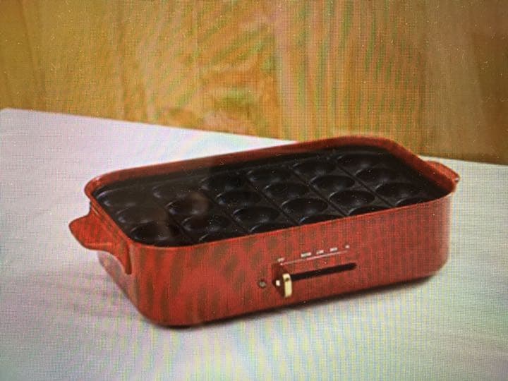 BRUNO BOE021-RD カラー　赤　新品　たこ焼き　焼き肉　ブルーノ