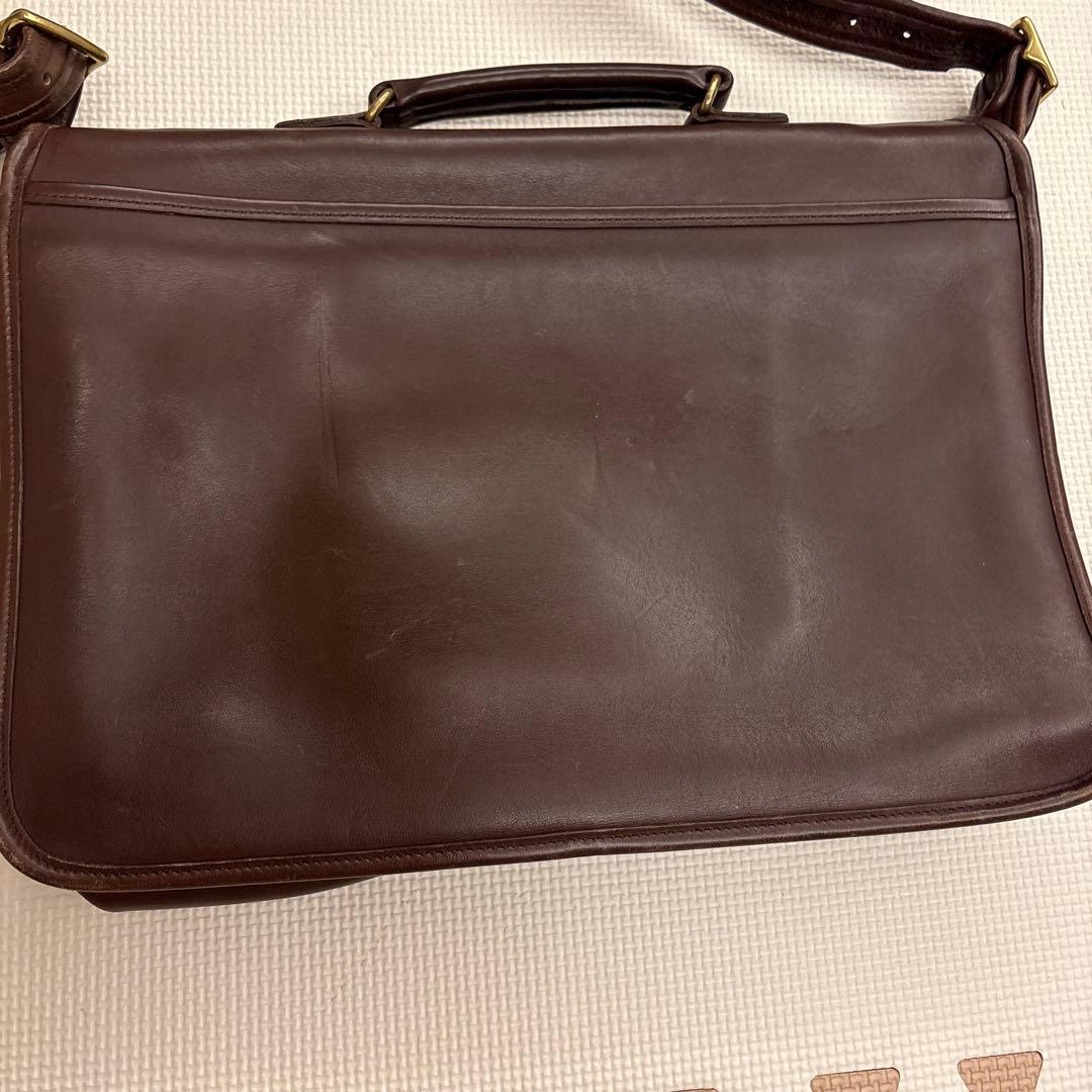 極美品 オールドコーチ 2way ビジネスバッグ ブリーフケース ターンロック