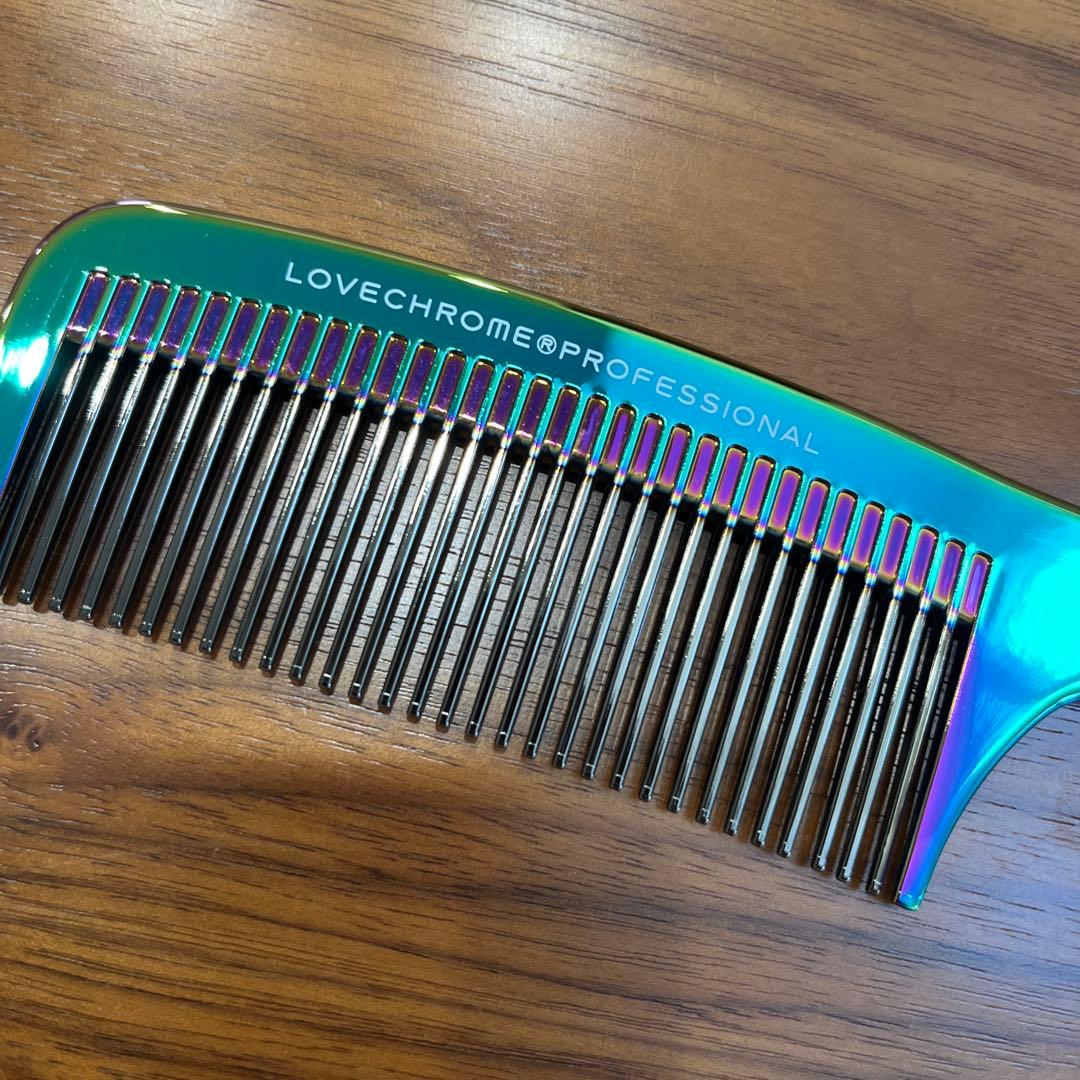 LOVECHROME ラブクロム　ヘアコーム　ビームス別注　レインボー