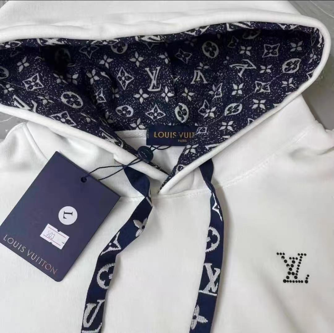 LOUIS VUITTON ホワイト パーカー