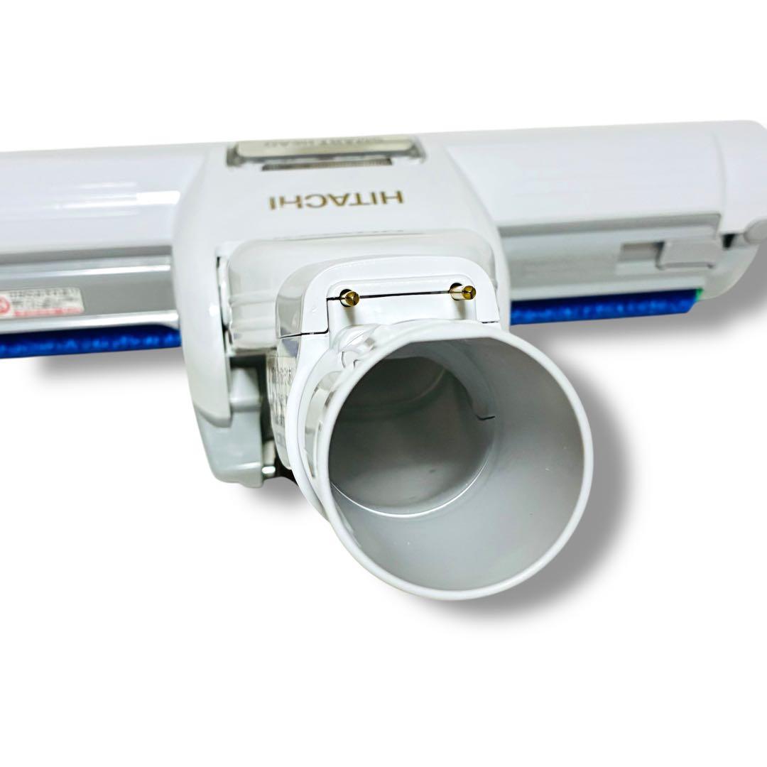 【美品】D-AP47 日立 掃除機 スマートヘッド ホワイト CV-KP300H