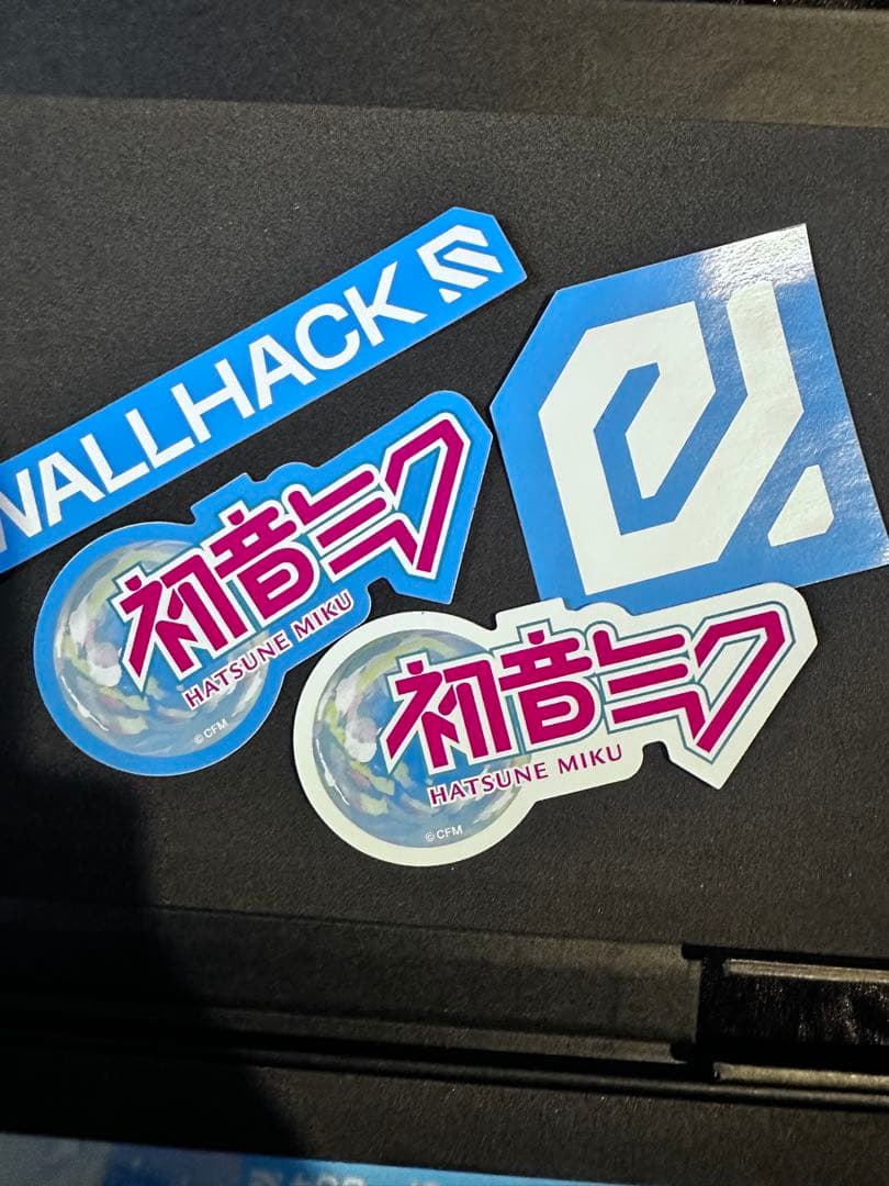 Wallhack × 初音ミク ガラス製ゲーミングマウスパッド – SP-004