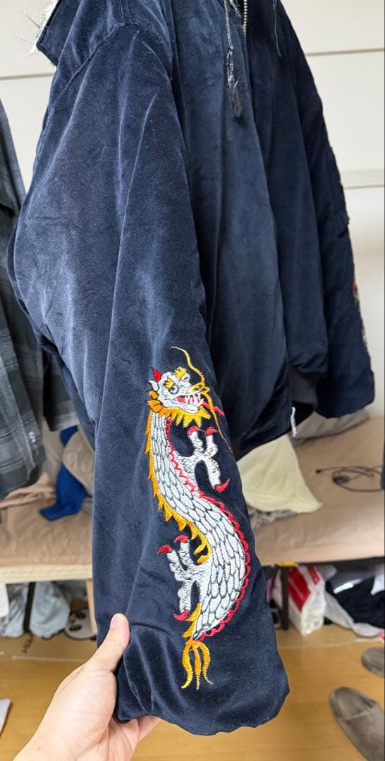 1980's korea souvenir jacket スーベニア　コリジャン