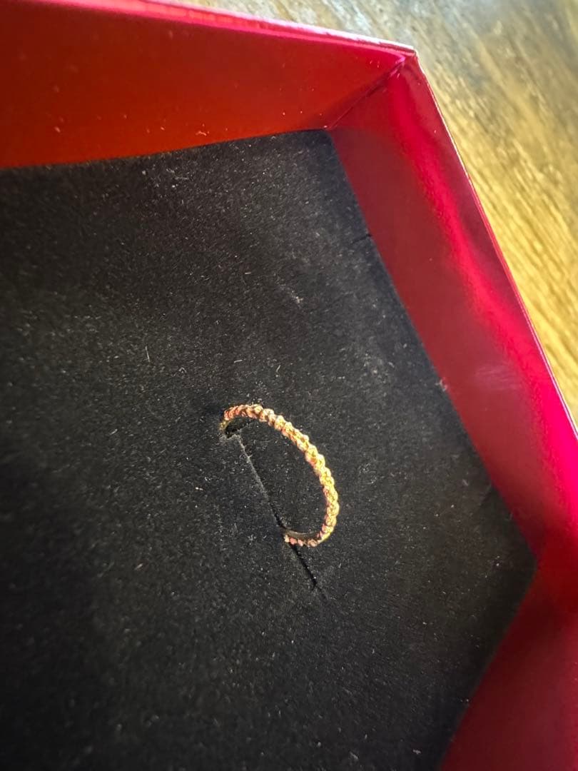 【本日のみ】カオル✴︎藤井大丸店での購入✴︎リング✴︎k18✴︎11号