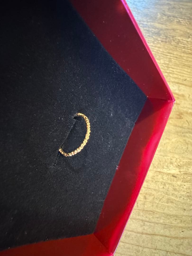 【本日のみ】カオル✴︎藤井大丸店での購入✴︎リング✴︎k18✴︎11号