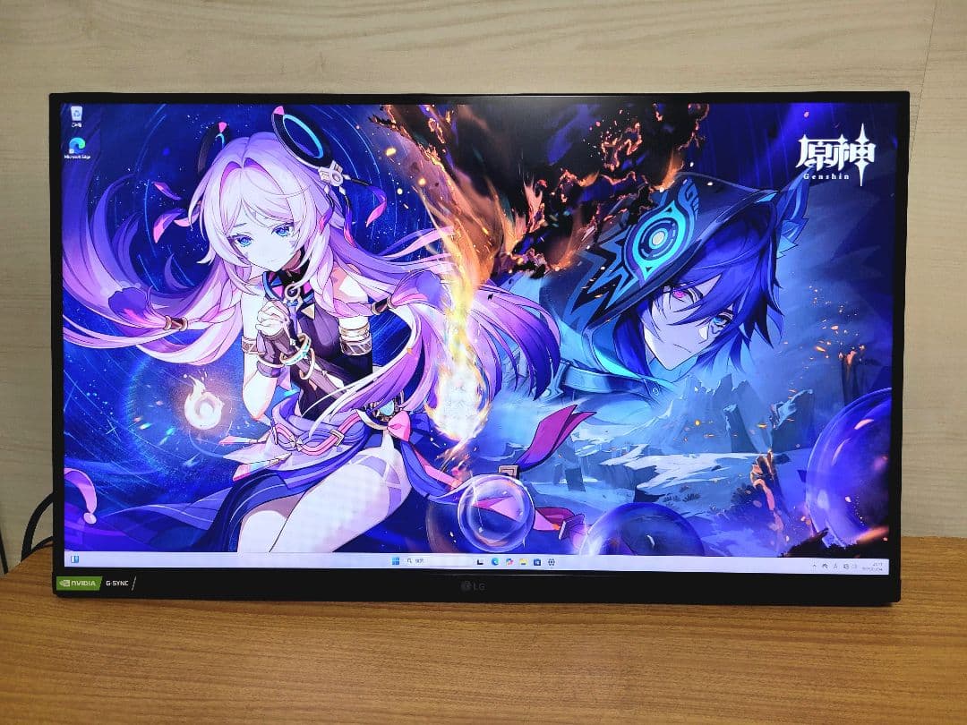 美品　LG 27インチ WQHD　144Hzゲーミングモニター 27GL83A