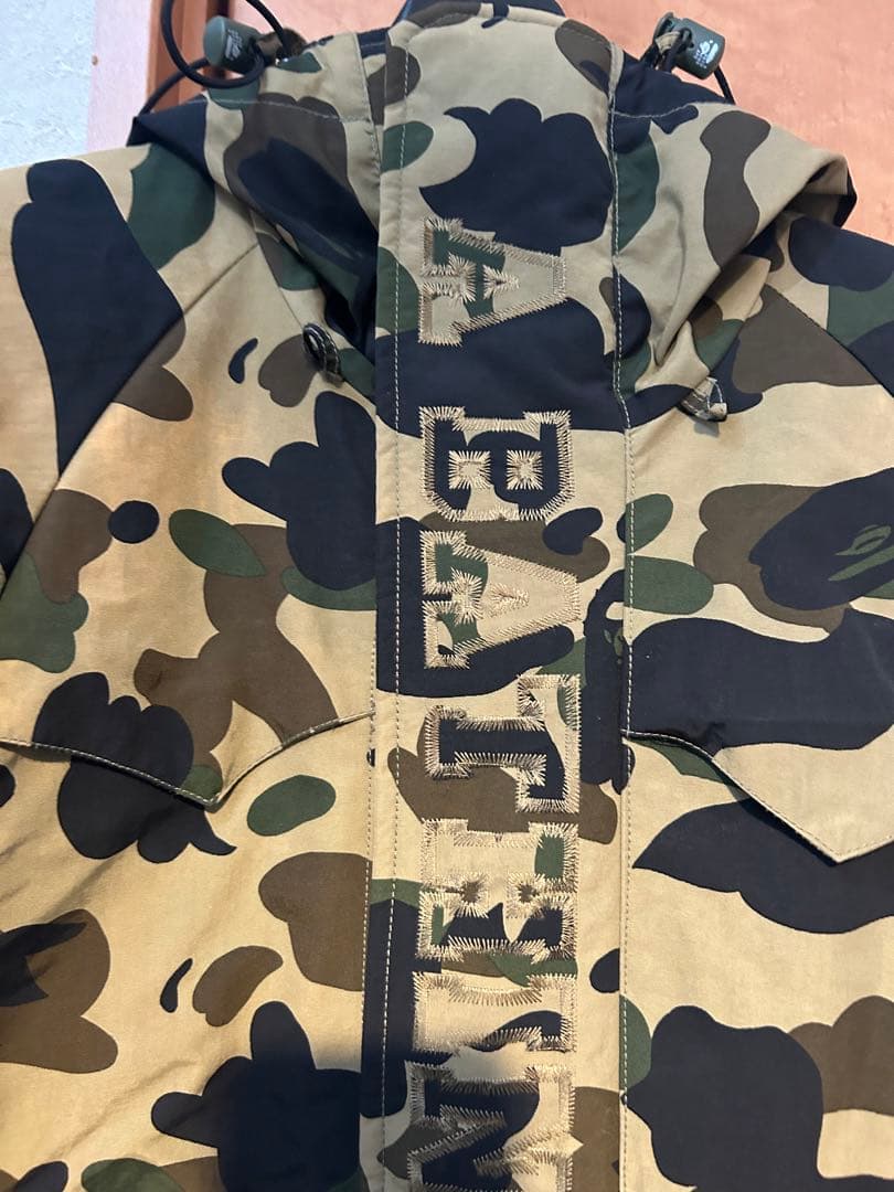 APE エイプ　初期　NIGO期　スノボ　日本製　 イエローカモ　木村拓哉着用