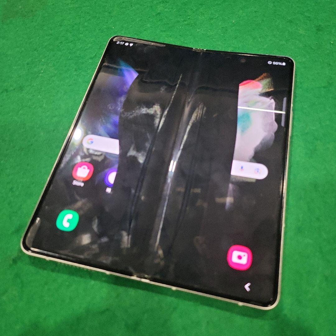 Samsung Galaxy Z Fold 3 シルバー 本体　ジャンク