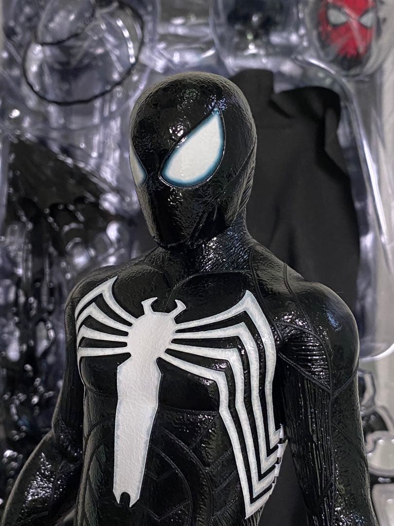 ホットトイズ スパイダーマン ピーターパーカー シンビオートスーツ marvel