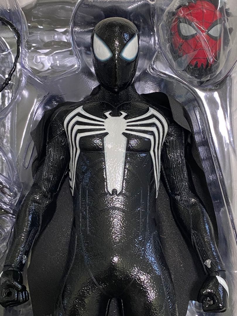 ホットトイズ スパイダーマン ピーターパーカー シンビオートスーツ marvel