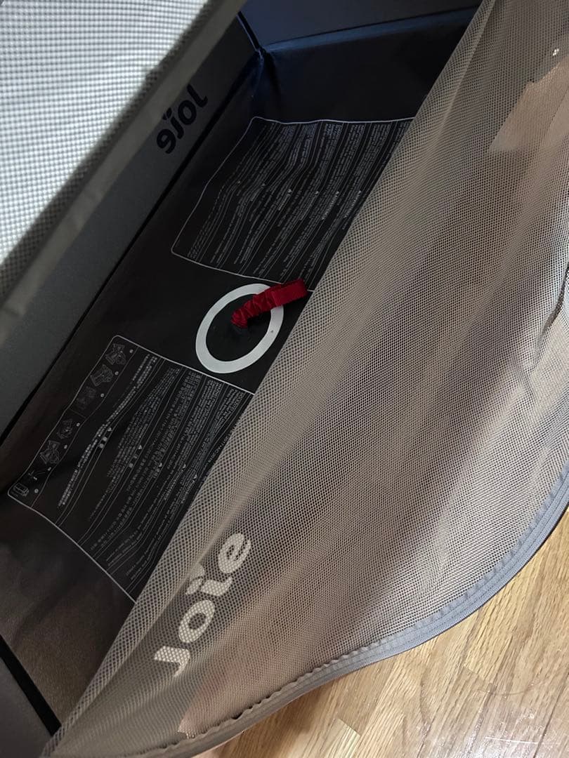 Joie ベビーベッド グレー 折りたたみ式