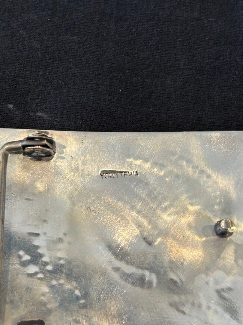 ホピ族 YOWYTFWA作　バックル