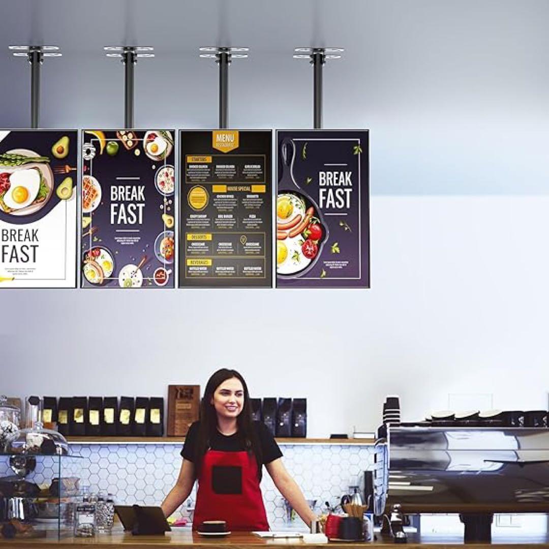 テレビ天吊り金具 32～75型耐荷重68kg上下伸縮可能角度調整可能壁掛け金具