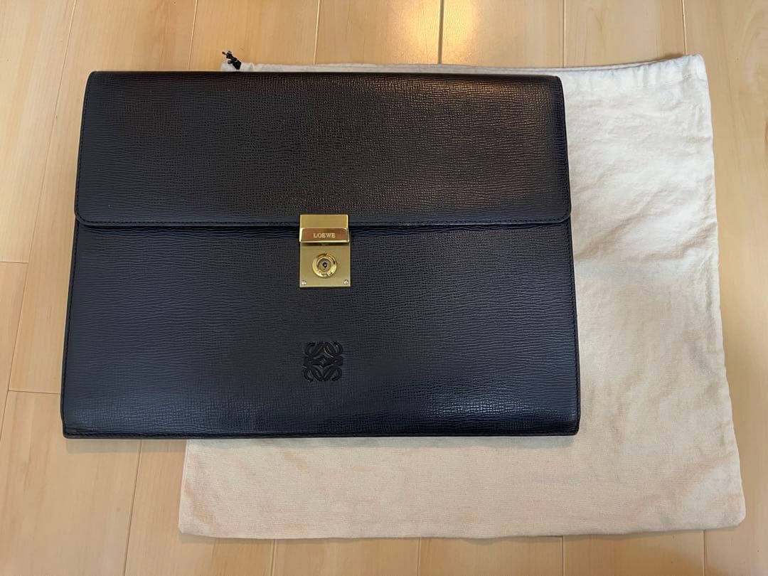 最終お値下げ！ロエベ LOEWEレザー ビジネスバッグ A4対応