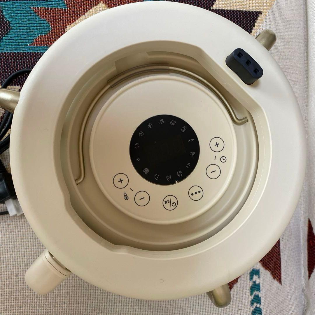 BRUNOガラスエアフライヤー　　　アイボリー