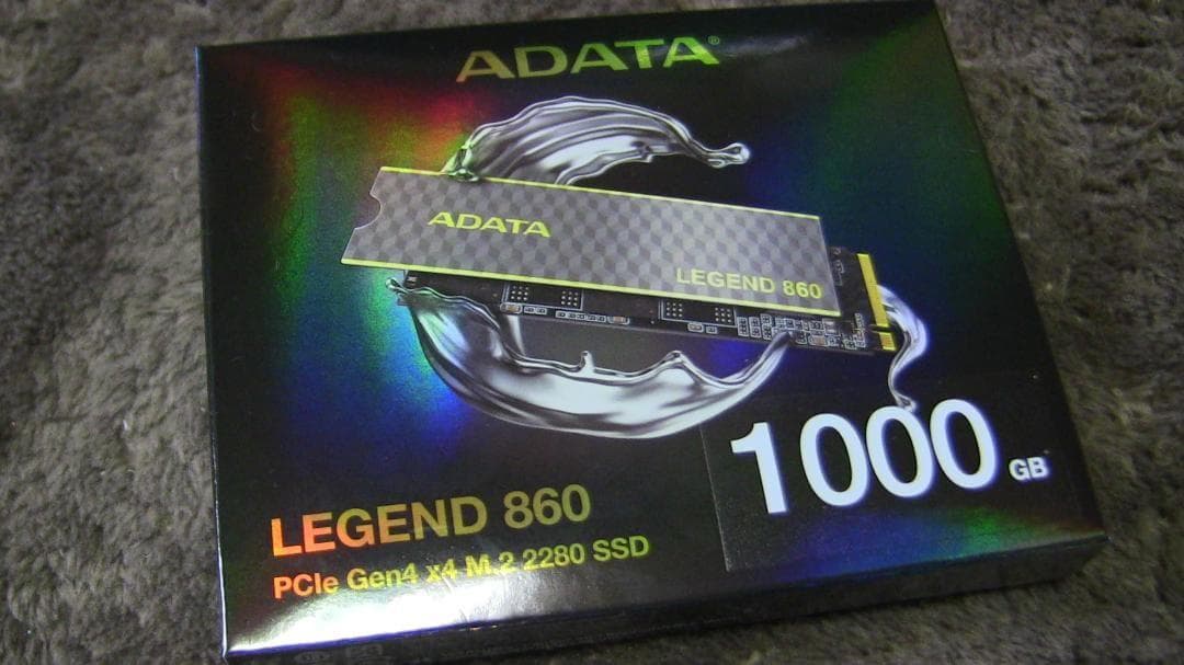 【新品 未使用】ADATA LEGEND 860 M.2SSD Gen4 1TB