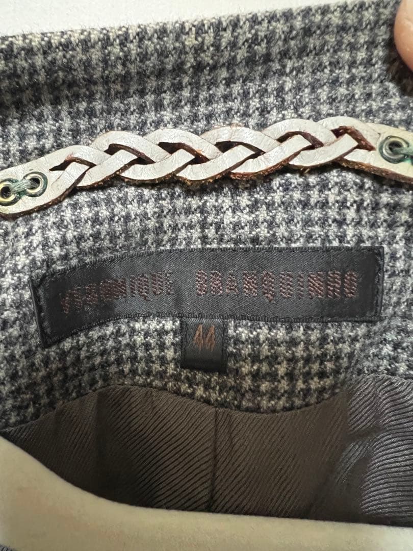 グレー チェック柄 ジャケット サイズ44