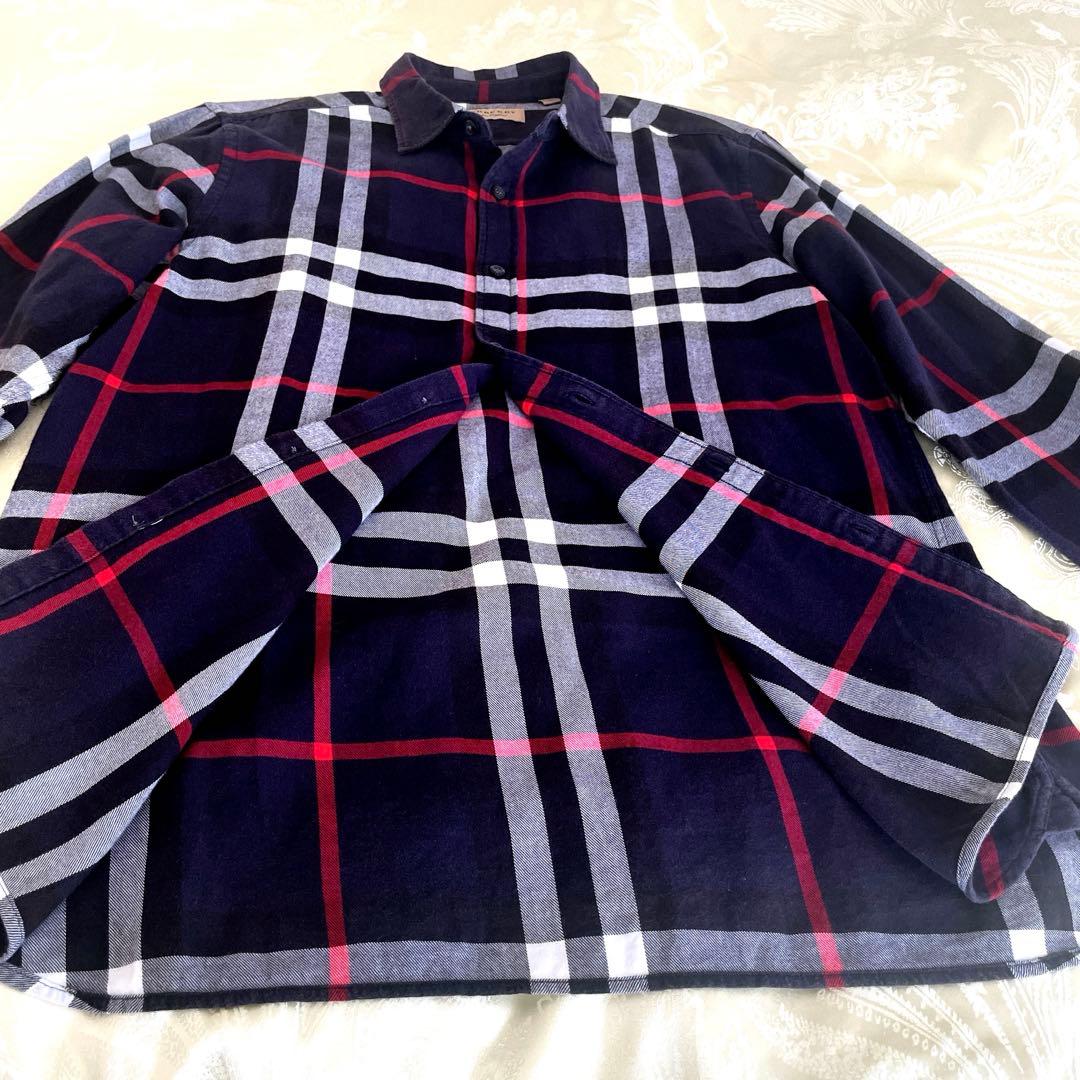 【BURBERRY LONDON 】美品✨人気のメガチェック長袖シャツサイズL