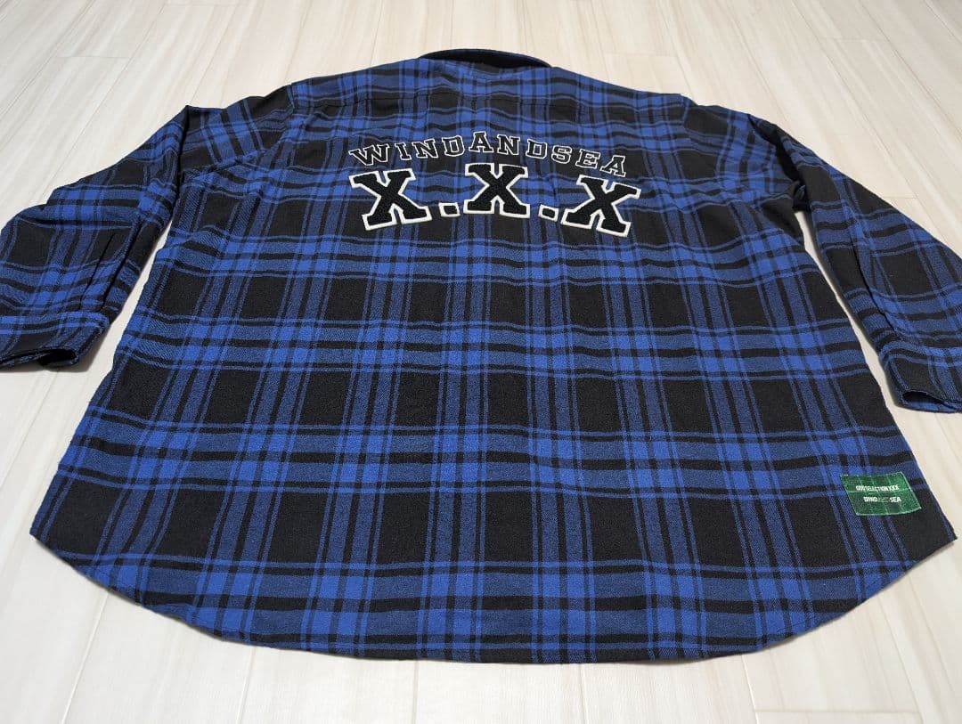WIND AND SEA × GOD SELECTION XXX ネルシャツ L