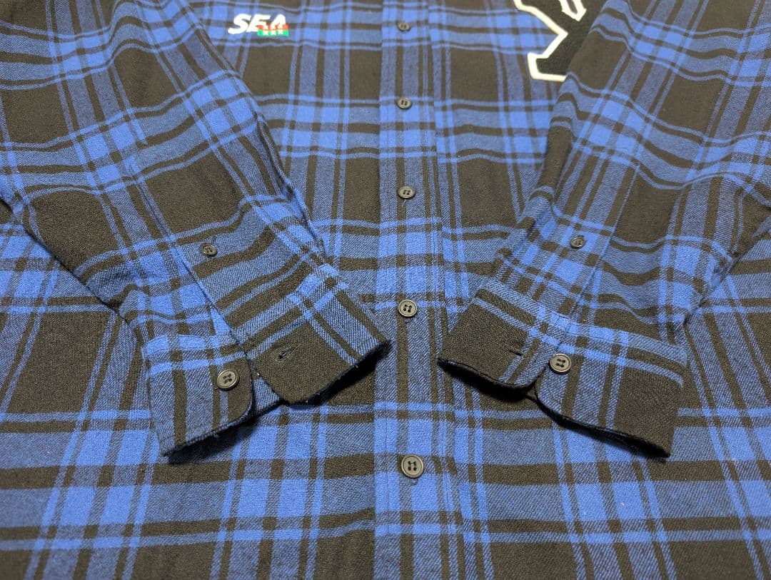 WIND AND SEA × GOD SELECTION XXX ネルシャツ L