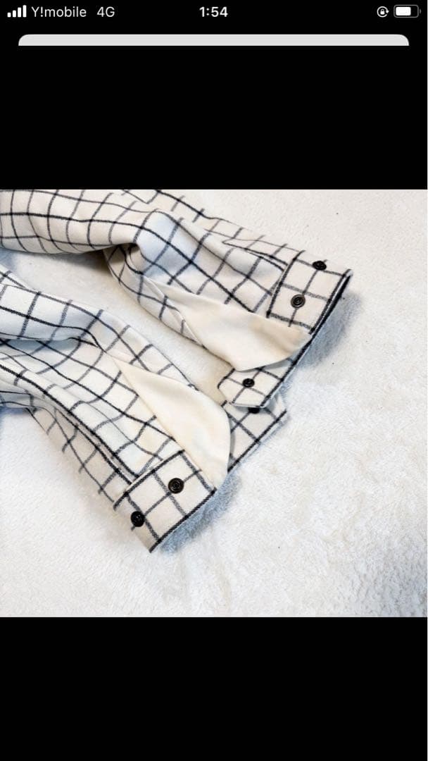 美品 ザ リラクス ハリントンジャケット バルカラー 格子柄 定価 75900円